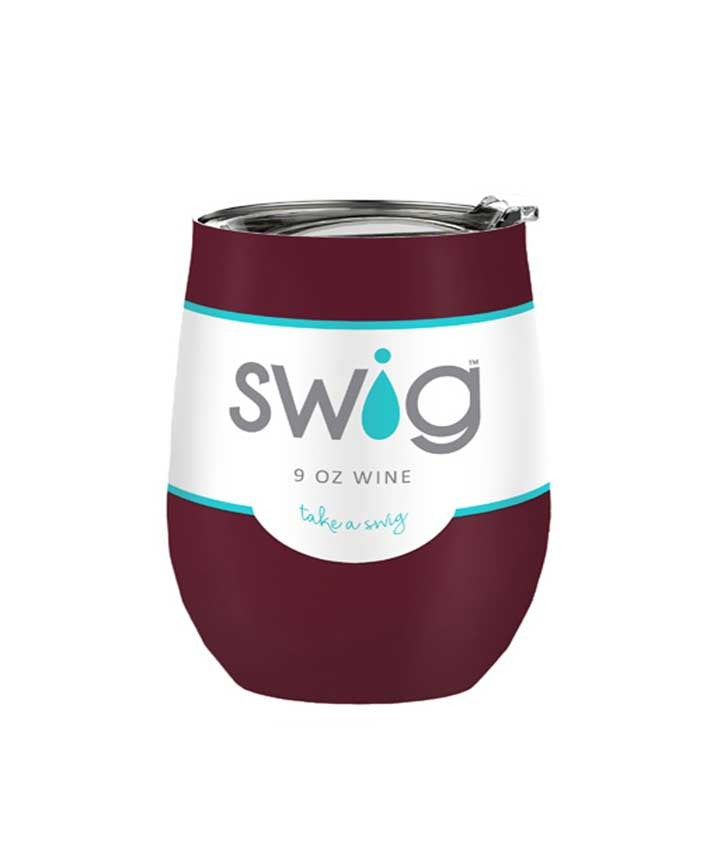 Swig Maroon Wine Tumbler