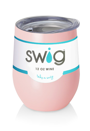 Swig Pink Wine Tumbler