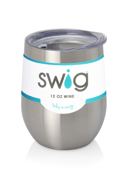 Swig Silver Wine Tumbler
